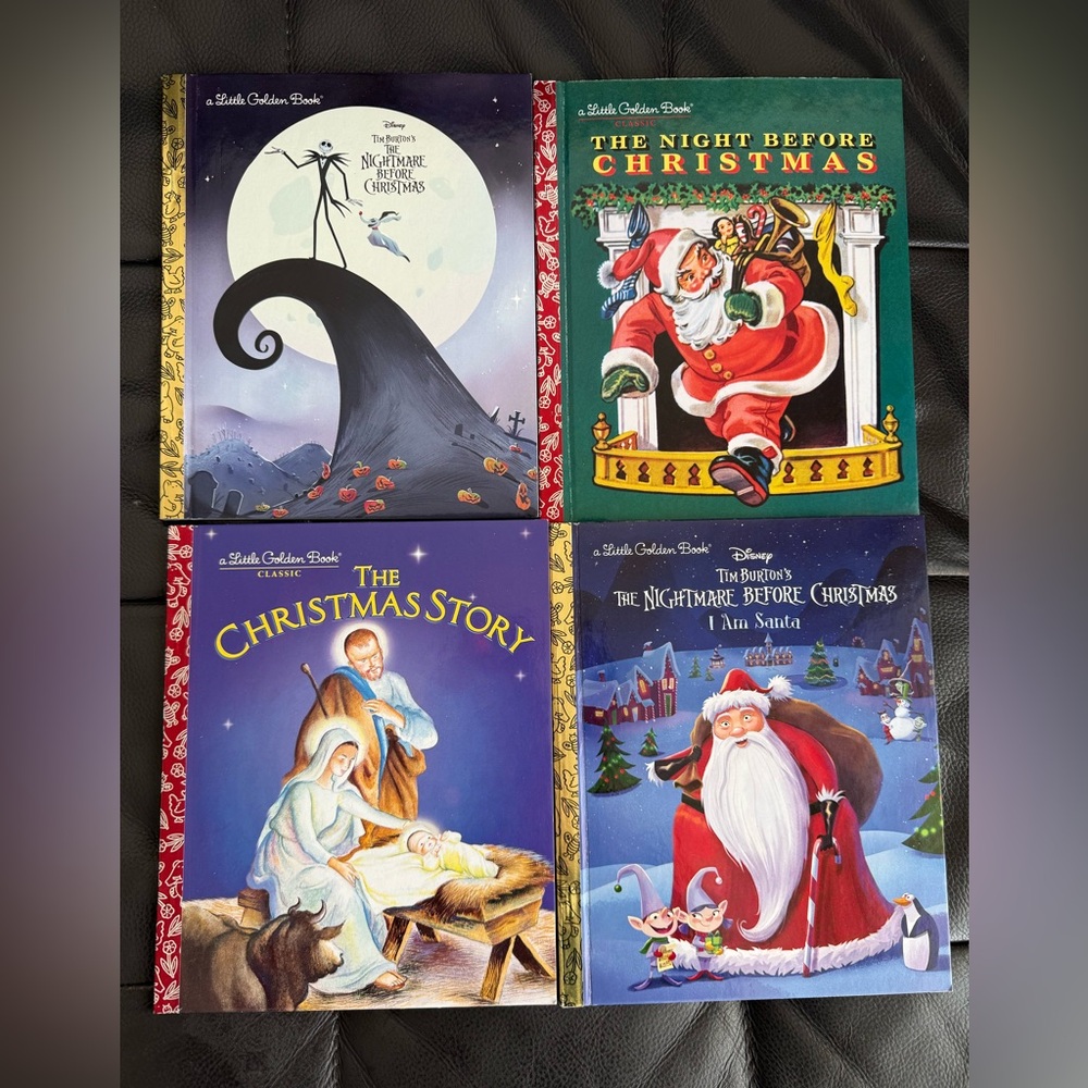 A little golden book series- set of 4 Christmas themed books